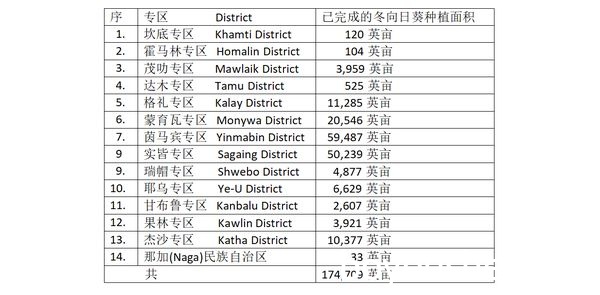 实皆省在冬作物种植期间已完成冬向日葵17多万英亩的种植工作