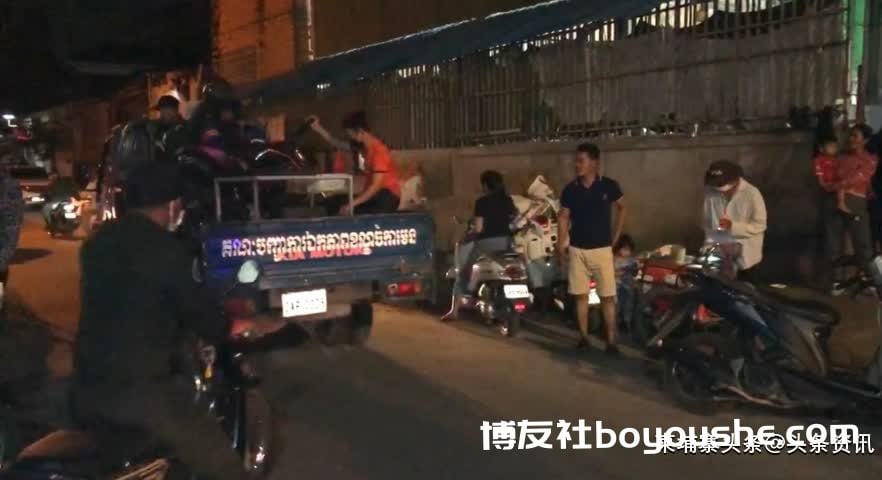 金边警方连夜突袭赌博窝点，赌客事先逃之夭夭！