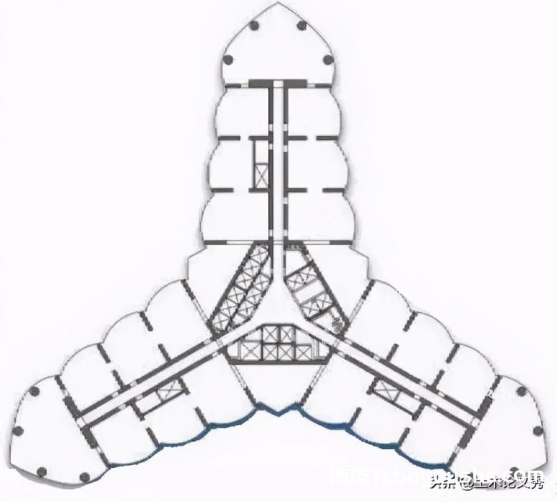 世界最高建筑迪拜哈利法塔结构设计，绝无仅有