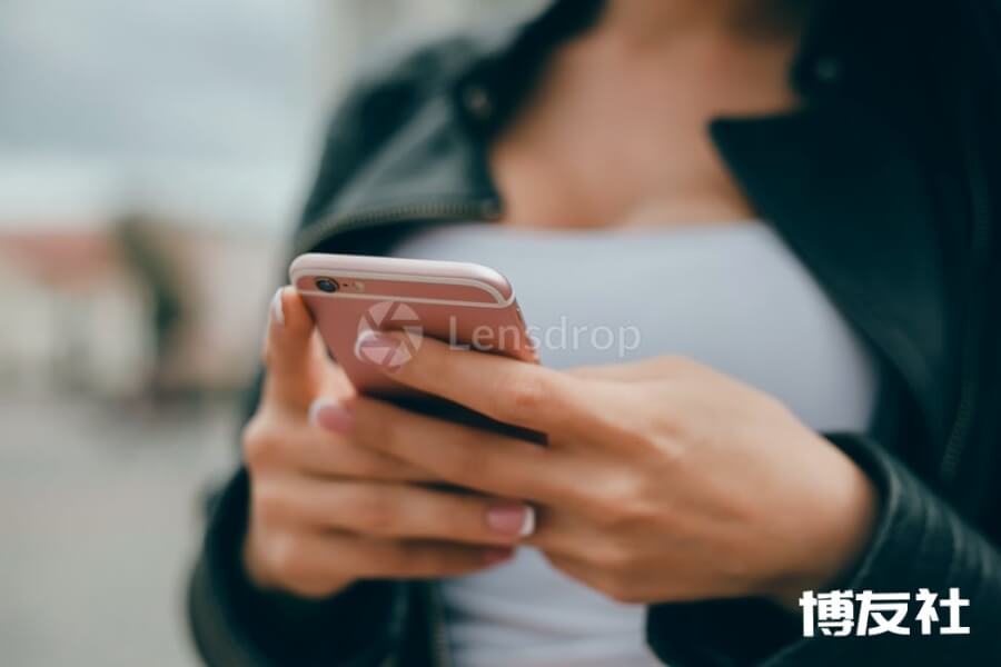 Person Holding Smartphone | Stock Photo | Lensdrop